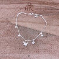 Lắc chân nữ bạc 925 cao cấp, lục lạc phụ kiện trang sức thời trang nữ TeeMee  - T043
