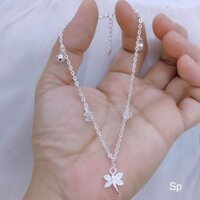 Lắc chân nữ chuồn chuồn bạc giá yêu nhất shopee - Trang sức bạc đẹp hjc