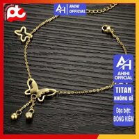Lắc chân nữ titan không đen giá thành tương đối mềm HCM - PT_LC_40