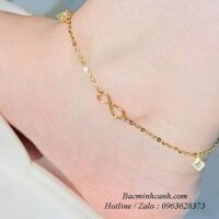 Lắc chân nữ vàng 10k vô cực LCNU174