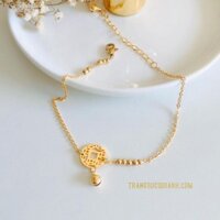 LẮC CHÂN TITAN VÀNG ĐỒNG TIỀN MAY MẮN