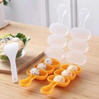 Lắc khuôn bi gạo hộ gia đình trẻ em thực phẩm bổ sung lắc 1 khuôn cơm hình quả bóng cho bé ăn hiện vậthenlan12.vn20250322002135