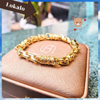 Lắc nam mạ vàng 18k đốt xích 3 đốt hình rồng - Phụ kiện thể hiện sự đẳng cấp và phong cách A88