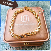 Lắc nam mạ vàng 18k đốt xích trơn - Phụ kiện thể hiện sự đẳng cấp và phong cách A78