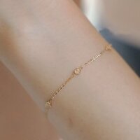 Lắc tay Bạc 925 mạ Vàng 14K / LP-BL117