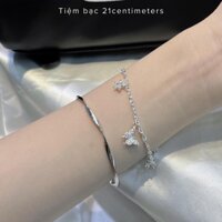 Lắc tay bạc Cánh bướm thiên thần, Lắc tay Tiệm bạc 21 Centimeters