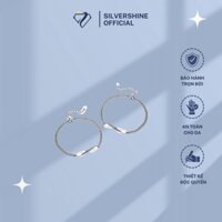 Lắc Tay Bạc Cặp Đôi Tình Yêu Silver Shine