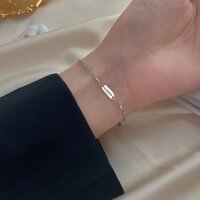 Lắc Tay Bạc Cherish LUCKY Vòng Tay May Mắn Bạc 925 Lắc Tay 2 Tag Thanh Lịch Vòng Tay Nam Nữ