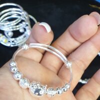Lắc tay bạc cho bé gái