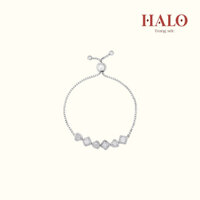 Lắc tay bạc đính đá Trang sức Halo