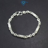 Lắc tay bạc nam đốt trúc hình thánh giá, vòng tay nam mắt xích phong cách cá tính LTA0155 - Trang Sức TNJ