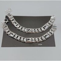 Lắc tay bạc nam Nike chất liệu chuẩn bạc ta 13.5 chỉ