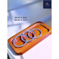 Lắc Tay Bạc NaTra S999.9 vòng đặc nguyên khối Vòng Càn Khôn - Trang Sức Bạc Phú Quý