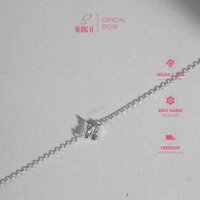 Lắc tay bạc nữ 925 bling it hoạ tiết hoa đinh hương đính đá sáng lấp lánh - BIVT189