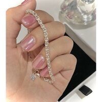 Lắc tay bạc nữ cá tính Lady Silver, vòng tay bạc 925 thiết kế tinh tế sang trọng L09