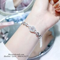 Lắc tay bạc nữ Chanel chữ X LTNU352