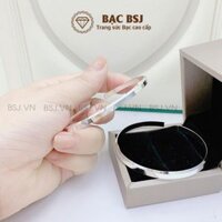 Lắc tay bạc nữ dạng kiềng mẫu mới cực đẹp phù hợp mọi cỡ tay