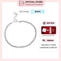 Lắc Tay Bạc Nữ DẾ BẠC 999 Vòng Bi Basic Cá Tính Lt1074