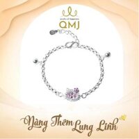 Lắc Tay Bạc Nữ Đẹp Qmj Q418 Bé Gái Mèo Đáng Yêu Cao Cấp