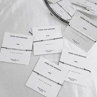 Lắc tay bạc nữ ghép mã Morse code (có thêm charm tim ) - Trang sức bạc Nobsilver