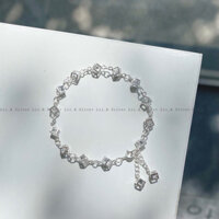 Lắc tay bạc nữ lục phương Lii.A Silver