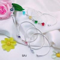 Lắc tay bạc nữ mặt hồ ly đính đá phong thuỷ theo mệnh - Kho sỉ bạc Nhất Linh