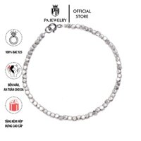 Lắc tay bạc nữ PA JEWELRY đá choker lấp lánh chất liệu bạc 925 mẫu mới sang trọng Jewelry Kingdom LTN005