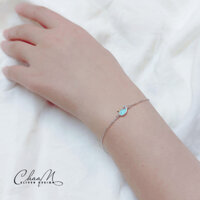 Lắc tay bạc nữ S925 CHAAM cá heo xinh xắn CHAAM Sliver Design