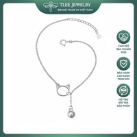 Lắc tay bạc nữ TLEE mèo chuông cá tính TLEE JEWELRY LT0152