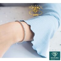 Lắc tay bạc nữ, vòng tay bi cho chị e diện phố xinh xắn- Bạc Ngọc Anh