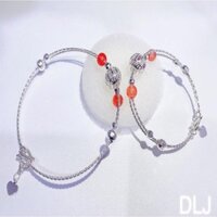 Lắc tay bạc S925 💥FREE SHIP 💥 GIẢM 10k khi nhập [ LACTA] Lắc tay đính đá hình cầu