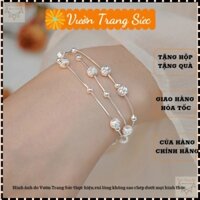 Lắc tay bạc S925 nữ charm bi bạc - Vòng tay nữ bạc ý charm bi xinh đẹp Vườn Trang Sức