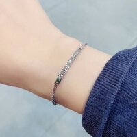 Lắc tay bạc ta khắc tên - Lắc tay đôi bạc ta khắc chữ - Vàng Bạc Khải Khải