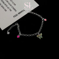 Lắc tay bạc trẻ em Silverland, mẫu hồ điệp cho bé xinh xắn đáng yêu