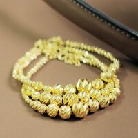 Lắc tay bi mạ vàng chuẩn  10k [ TOP ] [ HÀNG CHÍNH HÃNG ]