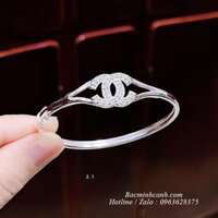 Lắc tay Chanel bằng bạc LTNU051