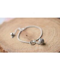Lắc tay Cung linh bạc S925 hoa thiên cốt vòng tay phong cách cổ trang Trung quốc