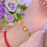 Lắc Tay Dây Rút Chạm Cát Titan Ko Đen TT 4209