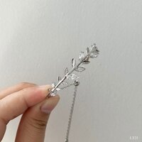 Lắc tay dây rút Chiếc Lá LT25 - Vy's Accessory (Mua Một Tặng Một Hộp Đựng Trang Sức)