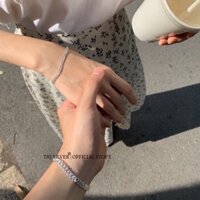 Lắc tay đôi bạc ta THJ- Lắc tay đôi giữ lửa tinh yêu cho các cặp đôi