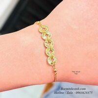 Lắc tay đồng xu kim tiền vàng tây 10K LTNU426