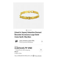 Lắc tay hiệu Valenti no Domani auth