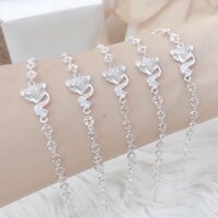 Lắc tay hồ ly kim tiền bạc ta - Lắc tay nữ bạc ta - Vàng bạc Khải Khải