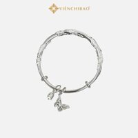 Lắc Tay Hoa Lá Mix Charm Bướm - Viễn Chí Bảo