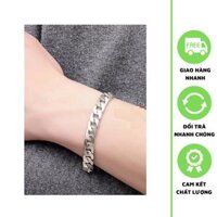 Lắc Tay INOX Nam Chuỗi Xích Lớn Trắng Sáng Vĩnh Viễn Không Đen Hàn quốc