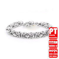 Lắc tay inox thép không gỉ cao cấp titan nam sang trọng xích thái trangsucpt PTLTNA89