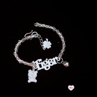 Lắc tay khắc tên cho bé bạc ta- Lắc tay trẻ  em