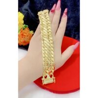 Lắc tay khoen lật đôi nam nữ bản to khóa hộp