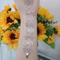 Lắc tay kim tiền mạ vàng italy cao cấp