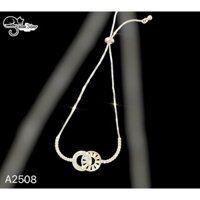 Lắc tay mặt tròn đan